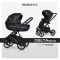 Delta Ecco 2w1 RIKO BASIC Black – Funkcjonalny Wózek z Skórzaną Tapicerką