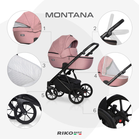 Montana 2w1 RICO BASIC kolor Flamingo