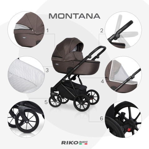 Montana 2w1 RICO BASIC kolor Taupe