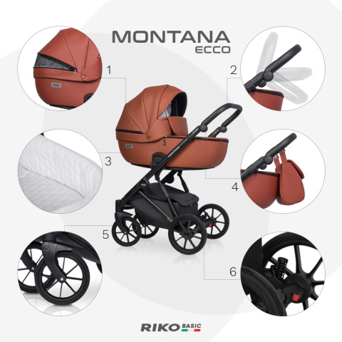 Montana Ecco 2w1 RIKO BASIC Cinnamon – Nowoczesny Design i Wytrzymałość