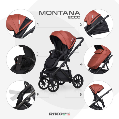 Montana Ecco 2w1 RIKO BASIC Cinnamon – Nowoczesny Design i Wytrzymałość