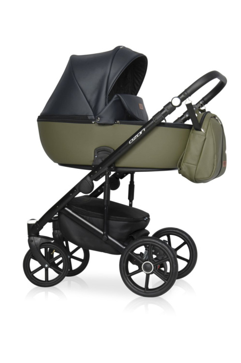 Ozon Ecco RIKO BASIC 2w1 Olive – Nowoczesny Wózek z Regulowaną Amortyzacją