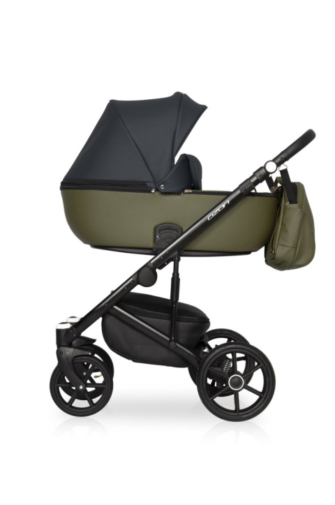 Ozon Ecco RIKO BASIC 2w1 Olive – Nowoczesny Wózek z Regulowaną Amortyzacją