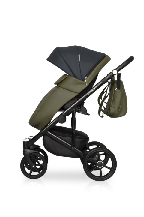 Ozon Ecco RIKO BASIC 2w1 Olive – Nowoczesny Wózek z Regulowaną Amortyzacją