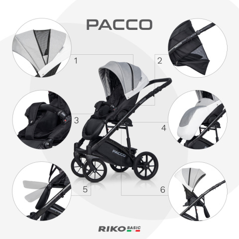 Pacco 2w1 RICO BASIC kolor Grez Fox