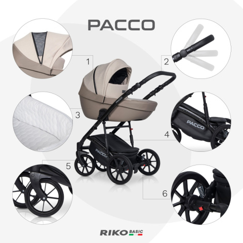 Pacco 2w1 RICO BASIC kolor Latte