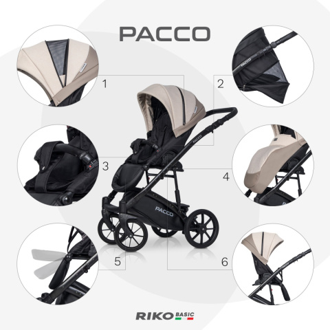 Pacco 2w1 RICO BASIC kolor Latte