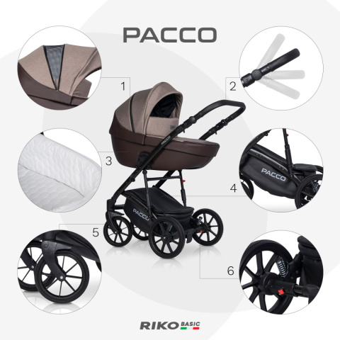 Pacco 2w1 RICO BASIC kolor Mokka