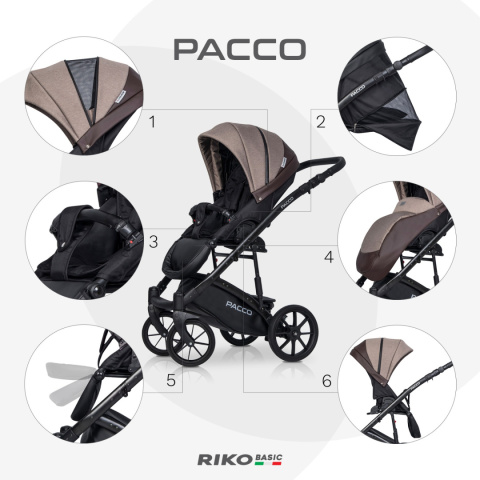 Pacco 2w1 RICO BASIC kolor Mokka