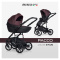 RIKO BASIC Pacco Ecco 2w1 Plum – Komfortowy i Stylowy Wózek Dziecięcy