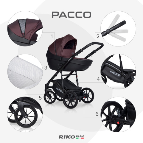 Pacco 2w1 RICO BASIC kolor Plum