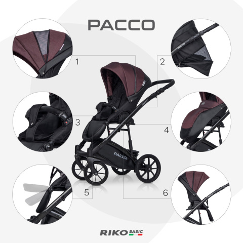 Pacco 2w1 RICO BASIC kolor Plum