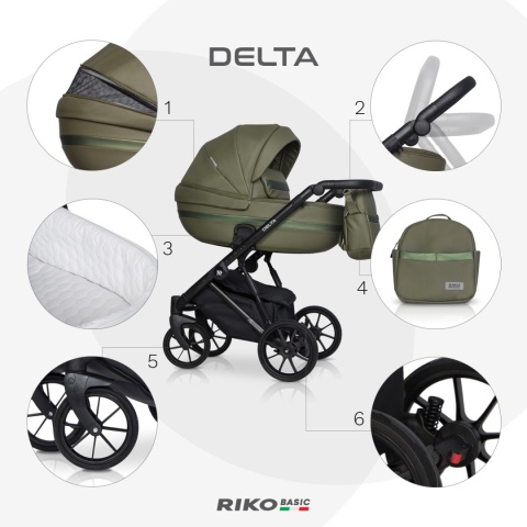 Delta Ecco 3w1 RICO BASIC kolor Olive