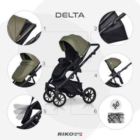 Delta Ecco 3w1 RICO BASIC kolor Olive