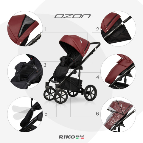 Ozon 3w1 RICO BASIC kolor Cognac