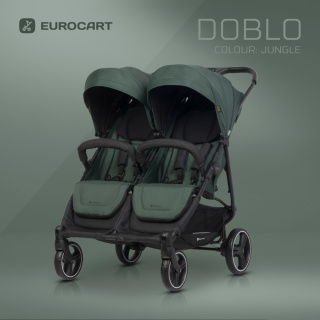 Doblo Euro Cart kolor Jungle wózek spacerowy bliźniaczy