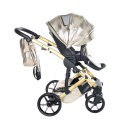 Wózek Junama Hand Craft Glossy V3 2w1 Gold – Luksusowy Design i Komfort w Każdym Terenie