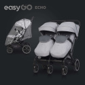 ECHO EasyGo kolor Cloud Gray wózek bliźniaczy - spacerowy