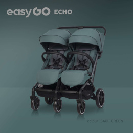 ECHO EasyGo kolor Green wózek bliźniaczy - spacerowy