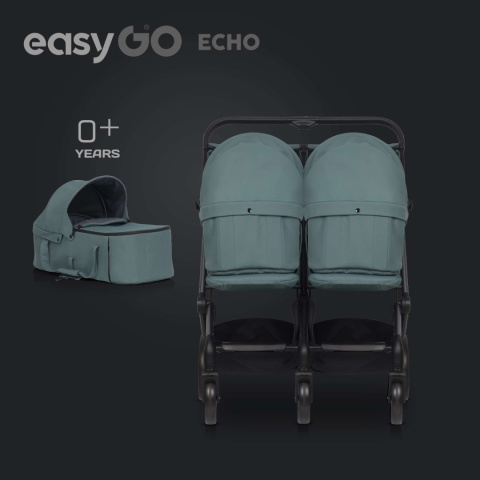 ECHO EasyGo kolor Green wózek bliźniaczy - spacerowy