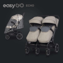 ECHO EasyGo kolor Beige wózek bliźniaczy - spacerowy