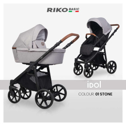 Idol RIKO BASIC kolor Stone wózek 3w1