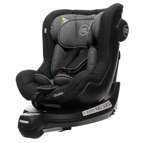 Solario Melange Grey 0-18kg ISOFIX Coto Baby fotelik obrotowy