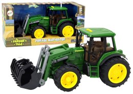 Traktor Rolniczy Koparka Duży Zielony Światła Dźwięki