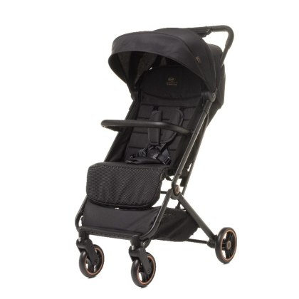 Wózek Spacerowy 4Baby TWIZZY XXIII Black | Lekki, Amortyzowany, Składany Jedną Ręką | Do 22 kg