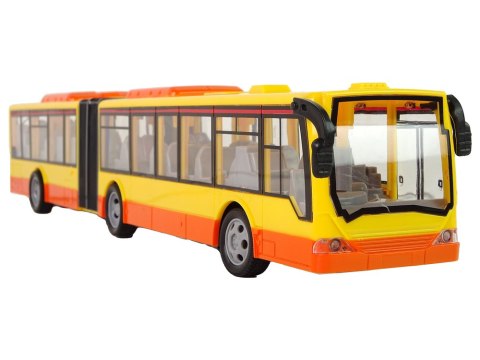 Autobus Zdalnie Sterowany Pomarańczowy Świeci 44 cm