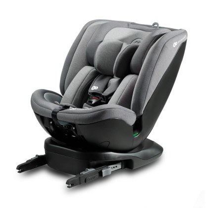 Fotelik Samochodowy Kinderkraft Xpedition 2 Grey i-Size Obrotowy 360° 40-150 cm z Bazą ISOFIX