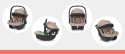 Colibro PETIT I-size Camel – Fotelik Samochodowy dla Niemowląt 40-87 cm ISOFIX z Normą i-Size