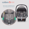 Colibro PETIT I-size Dove – Fotelik Samochodowy dla Niemowląt 40-87 cm ISOFIX i Normą i-Size
