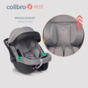 Colibro PETIT I-size Dove – Fotelik Samochodowy dla Niemowląt 40-87 cm ISOFIX i Normą i-Size