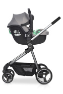 Colibro PETIT I-size Dove – Fotelik Samochodowy dla Niemowląt 40-87 cm ISOFIX i Normą i-Size
