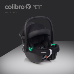 Colibro PETIT I-size Onyx – Fotelik Samochodowy dla Niemowląt 40-87 cm ISOFIX i Normą i-Size