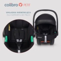 Colibro PETIT I-size Onyx – Fotelik Samochodowy dla Niemowląt 40-87 cm ISOFIX i Normą i-Size