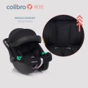 Colibro PETIT I-size Onyx – Fotelik Samochodowy dla Niemowląt 40-87 cm ISOFIX i Normą i-Size