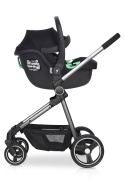 Colibro PETIT I-size Onyx – Fotelik Samochodowy dla Niemowląt 40-87 cm ISOFIX i Normą i-Size
