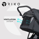 Wózek Spacerowy Riko Vera Coal | Komfort i Funkcjonalność na Co Dzień