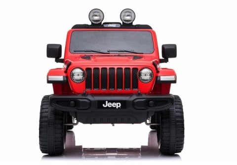 Auto na Akumulator Jeep Wrangler Rubicon Czerwony