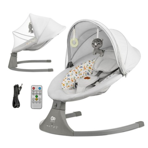 KINDERKRAFT Bujaczek LUMI 2 light grey