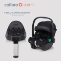Colibro PETIT PRO I-size Onyx – Fotelik Samochodowy dla Niemowląt 40-87 cm z Obrotową Bazą ISOFIX