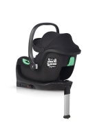 Colibro PETIT PRO I-size Onyx – Fotelik Samochodowy dla Niemowląt 40-87 cm z Obrotową Bazą ISOFIX