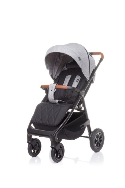 Wózek Spacerowy 4Baby STINGER AIR Light Grey – Luksusowa Spacerówka na Pompowanych Kołach, do 22 kg