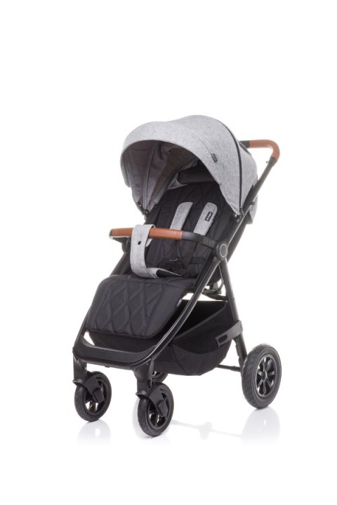 Wózek Spacerowy 4Baby STINGER AIR Light Grey – Luksusowa Spacerówka na Pompowanych Kołach, do 22 kg