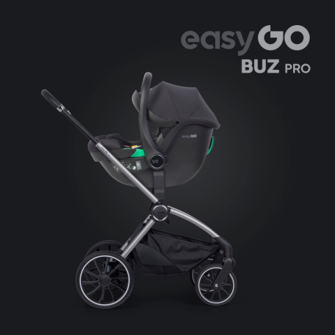 Buzy Pro Ink (od 40 do 87 cm) EasyGO fotelik z obrotową bazą ISOFIX