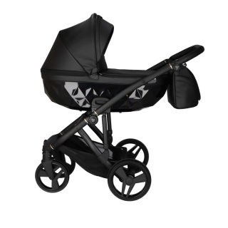 Junama Classik 2w1 Black 03 wózek wielofunkcyjny