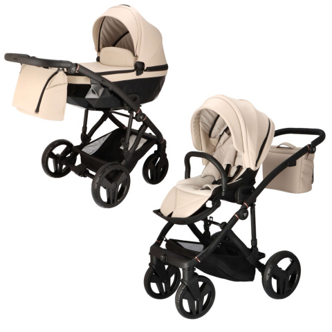 Junama Classik 2w1 Beige 02 wózek wielofunkcyjny