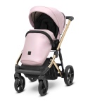 Kunert Arizo ECO Premium 2w1 Baby Pink – Luksusowy Wózek w Ekoskórze